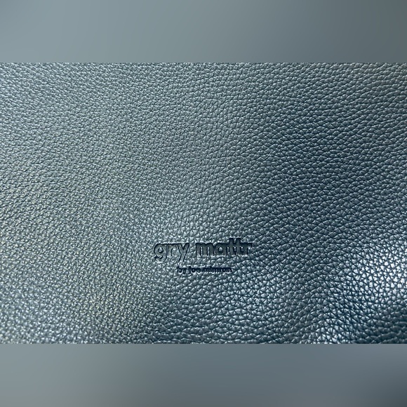 #2 Beautiful brand, new leather, gray matter, shoulder bag. - Picture 2 of 8